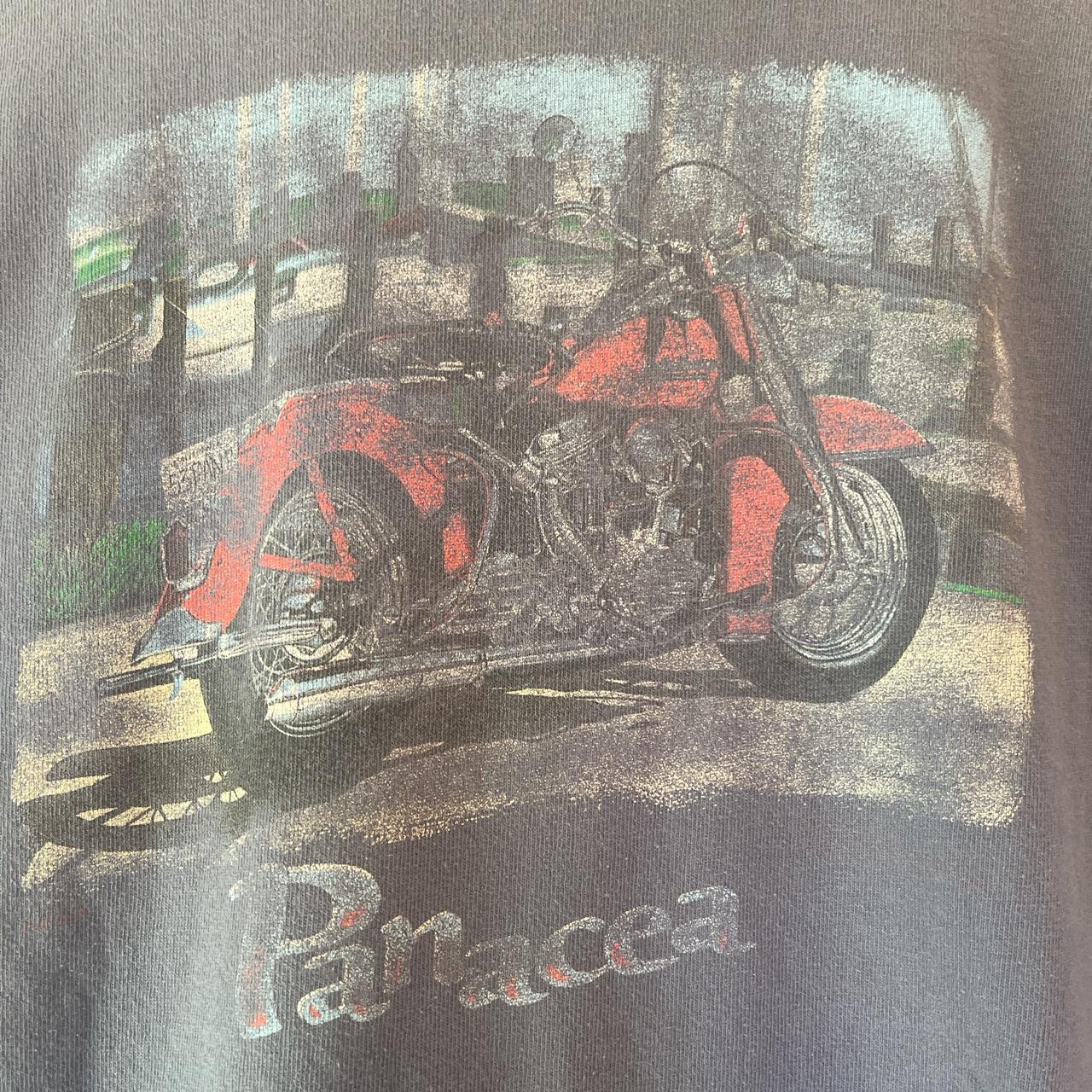 Men's T-Shirt Vintage motorcycle (embroidered)