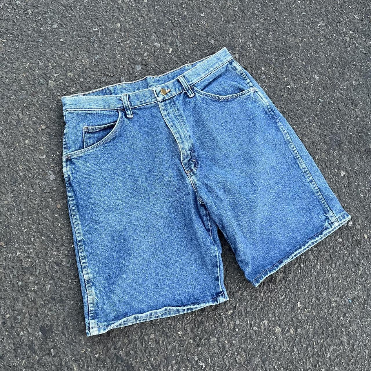 Vintage wrangler jorts Essential pair Super clean,... - Depop