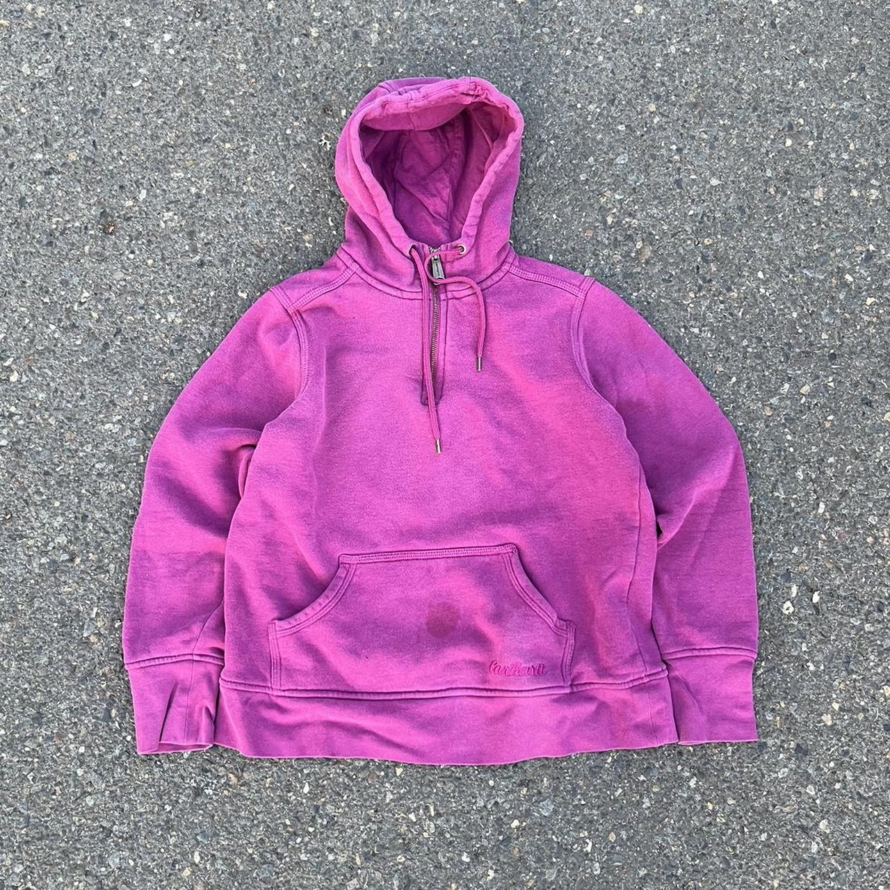 Womens Carhartt quarter-zip Super cool color the... - Depop