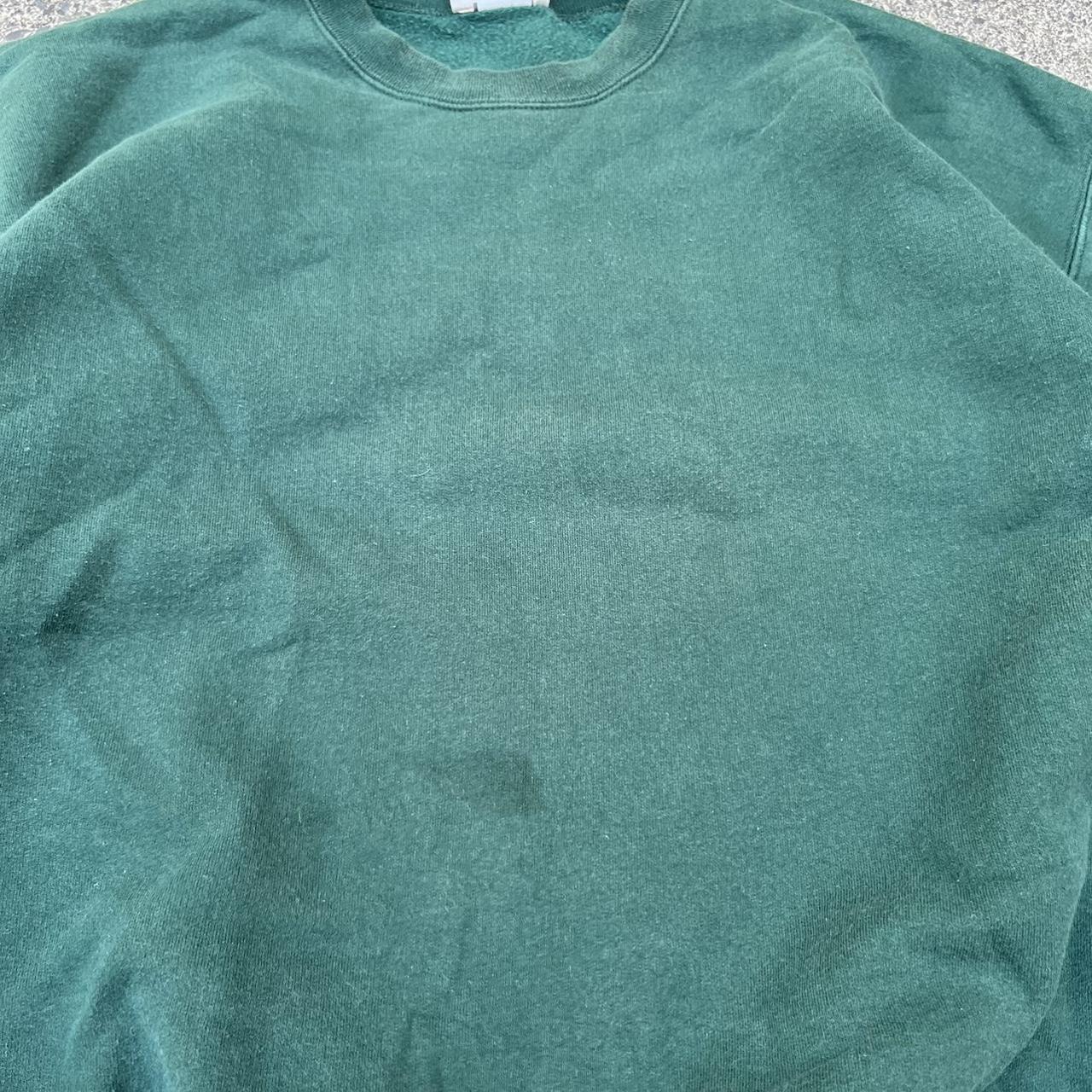 VINTAGE HANES ULTIMATE COTTON BLANK CREWNECK Super... - Depop