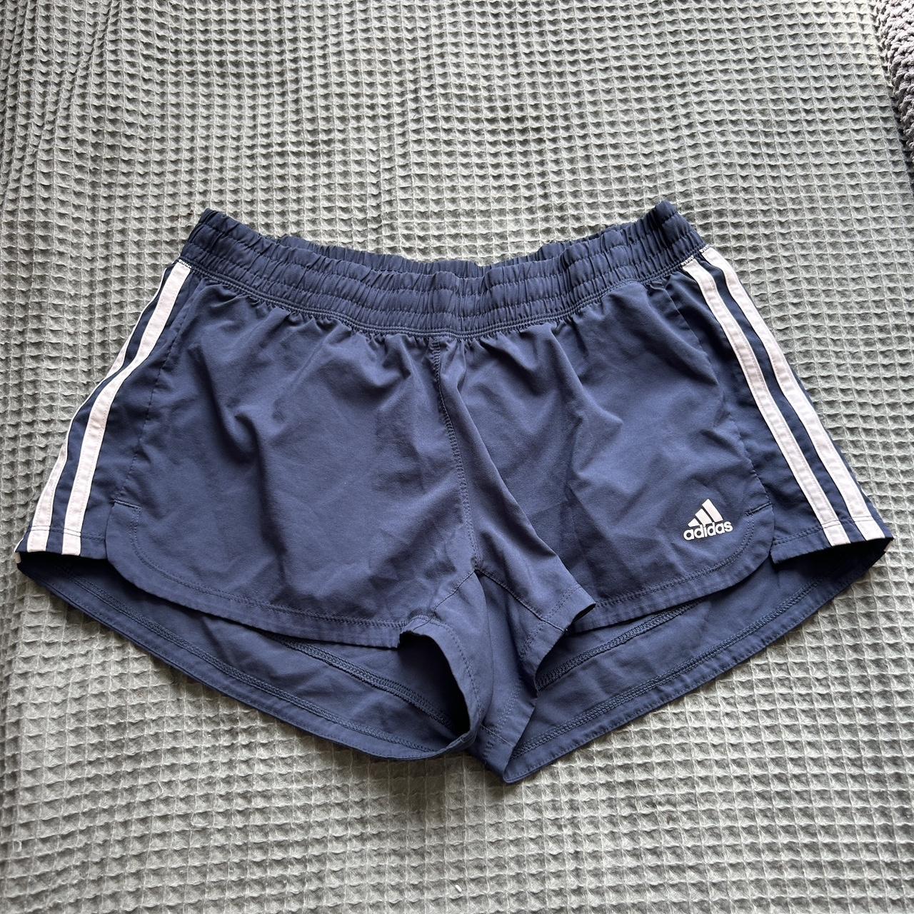 Navy blue adidas shorts Gently worn Have an elastic... Depop