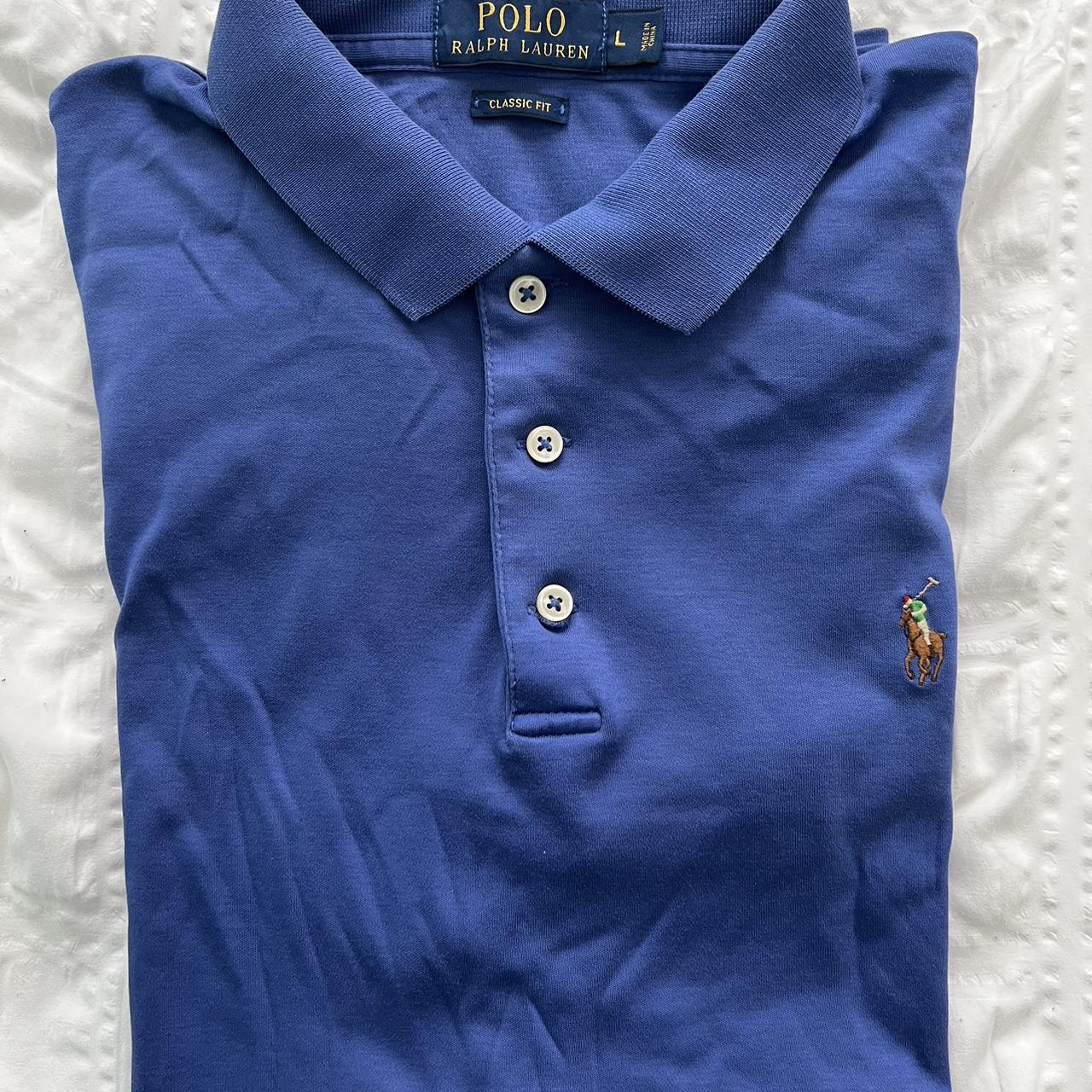 Polo Ralph Lauren Men's Blue Polo-shirts (3)