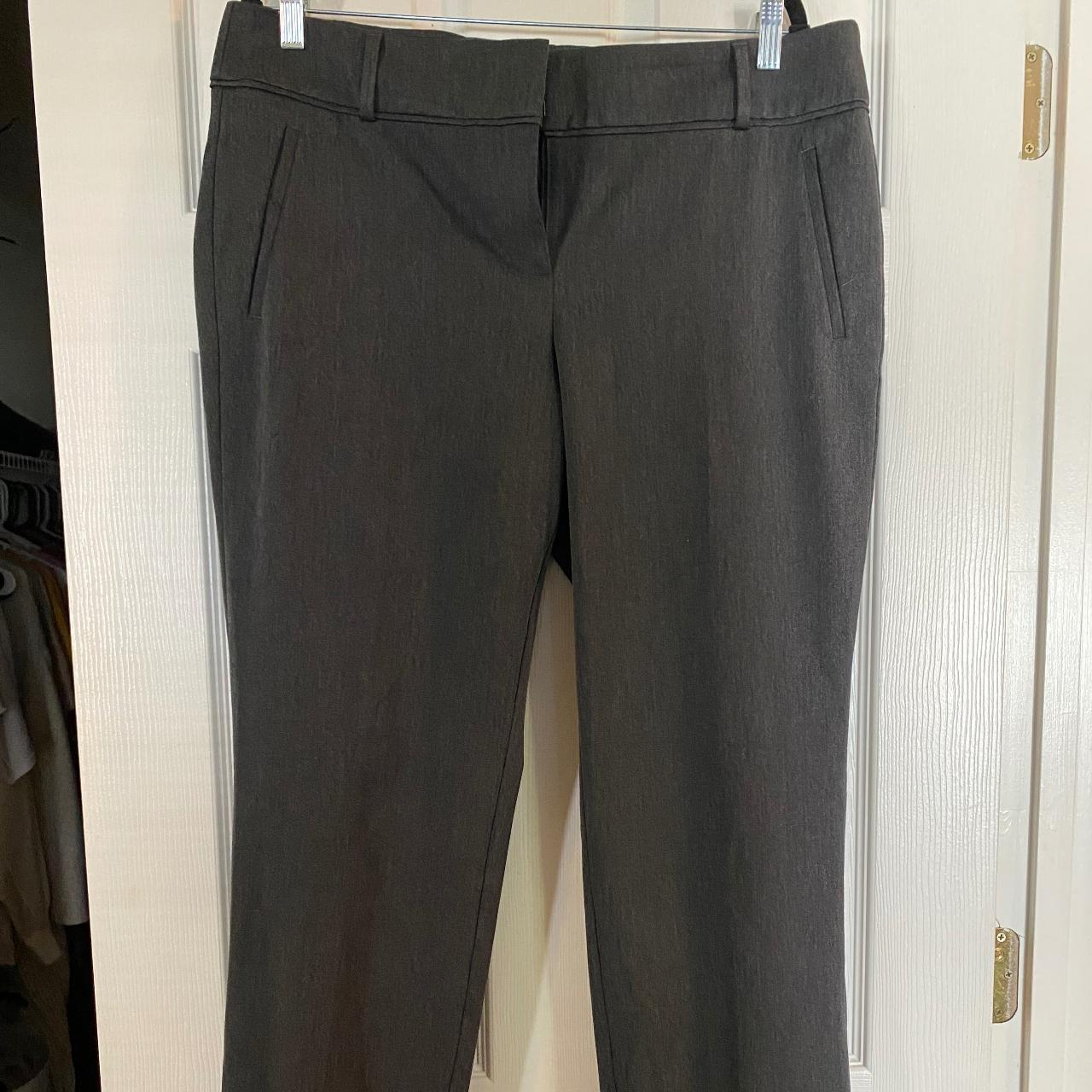Women's Grey Dress Pants - Depop