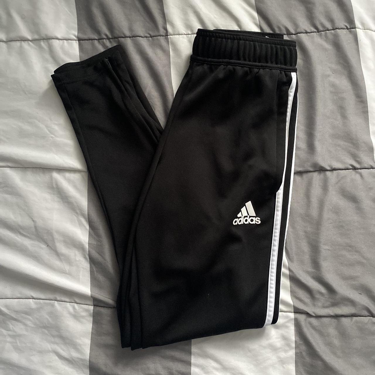 Adidas Men's Black and White Joggers-tracksuits