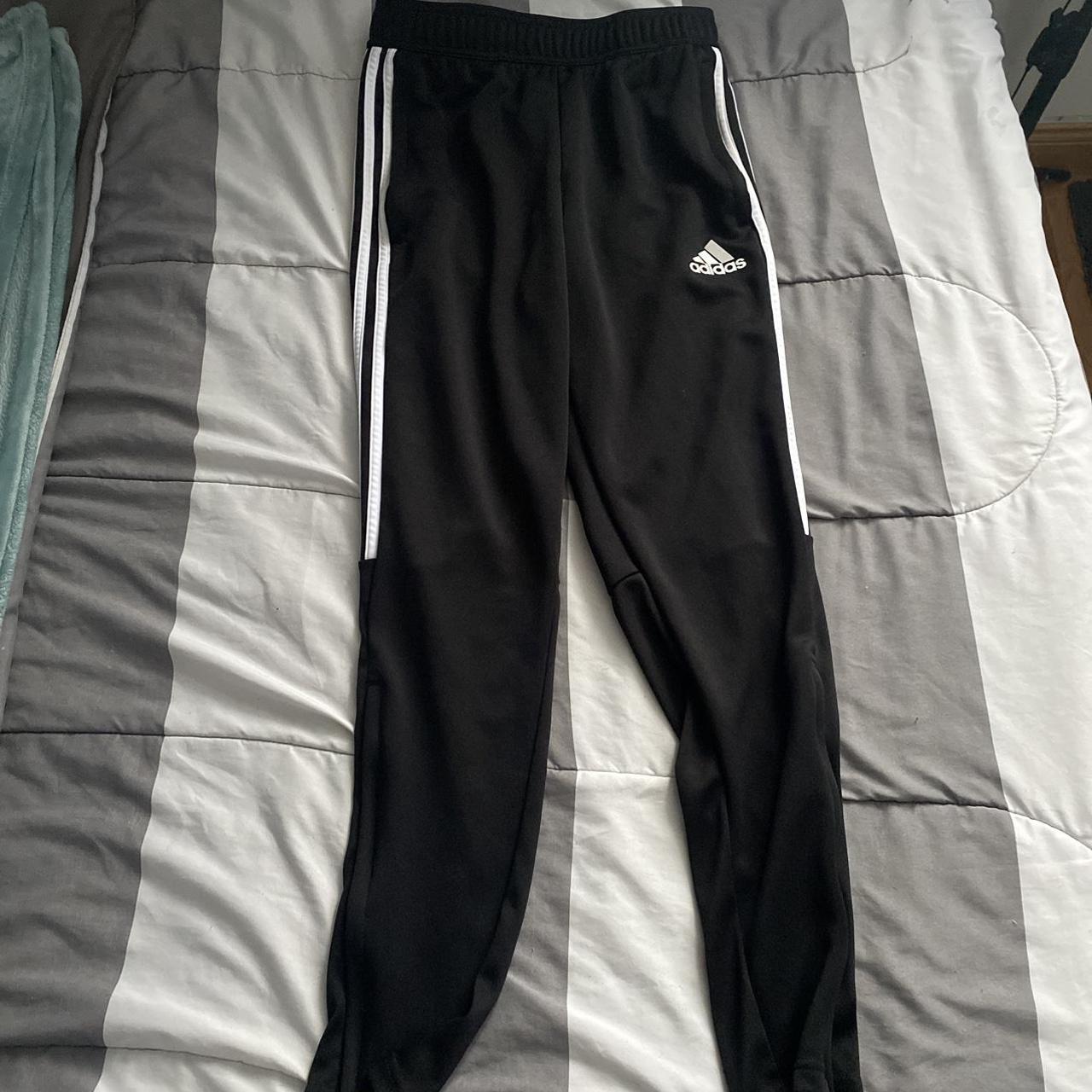 Adidas Men's Black and White Joggers-tracksuits (2)