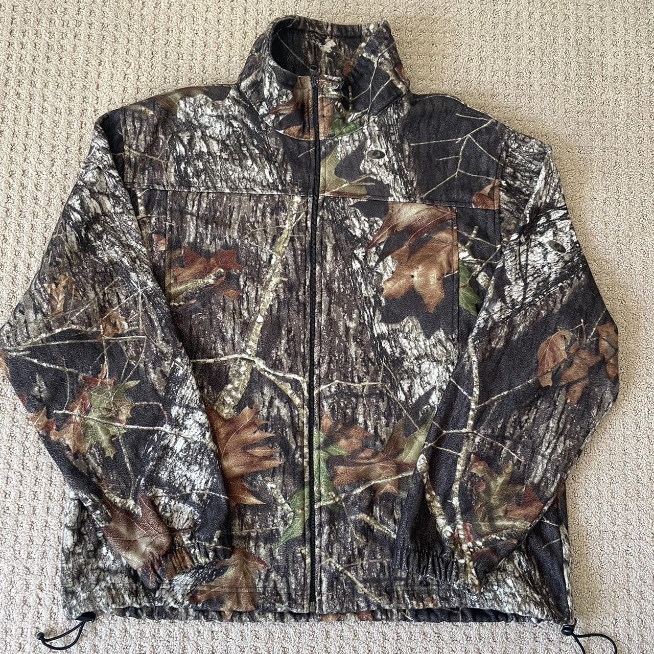 Camouflage cozy jacket. Unknown brand and size. Fits...