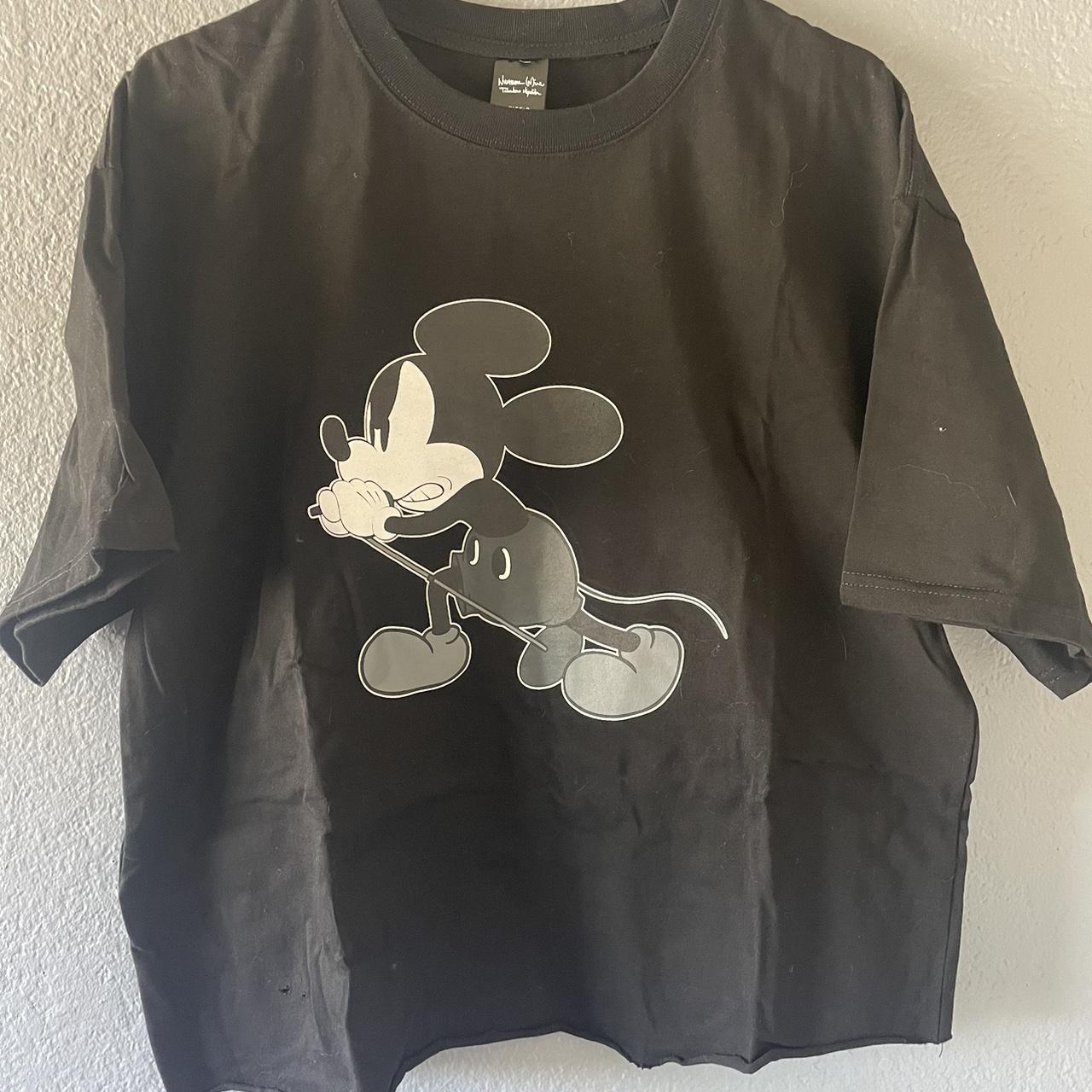 Number nine mickey tee Size L Cropped - Depop