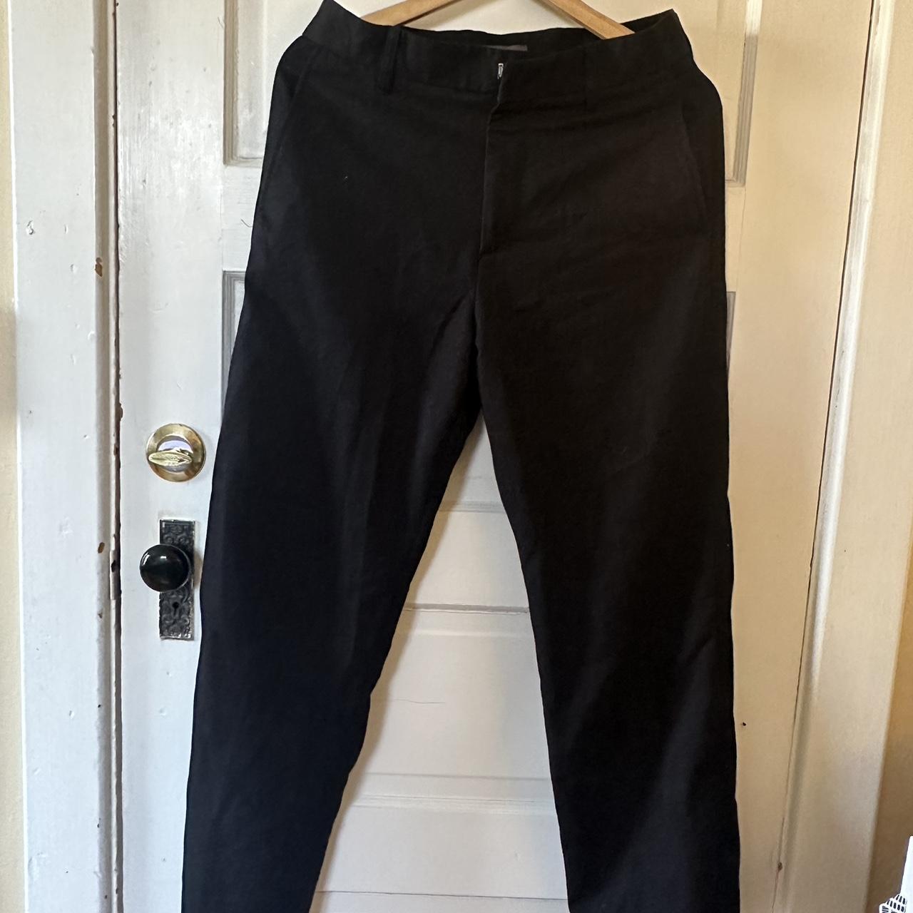 H&M Black Dress Pants Size 28 Good Condition - Depop