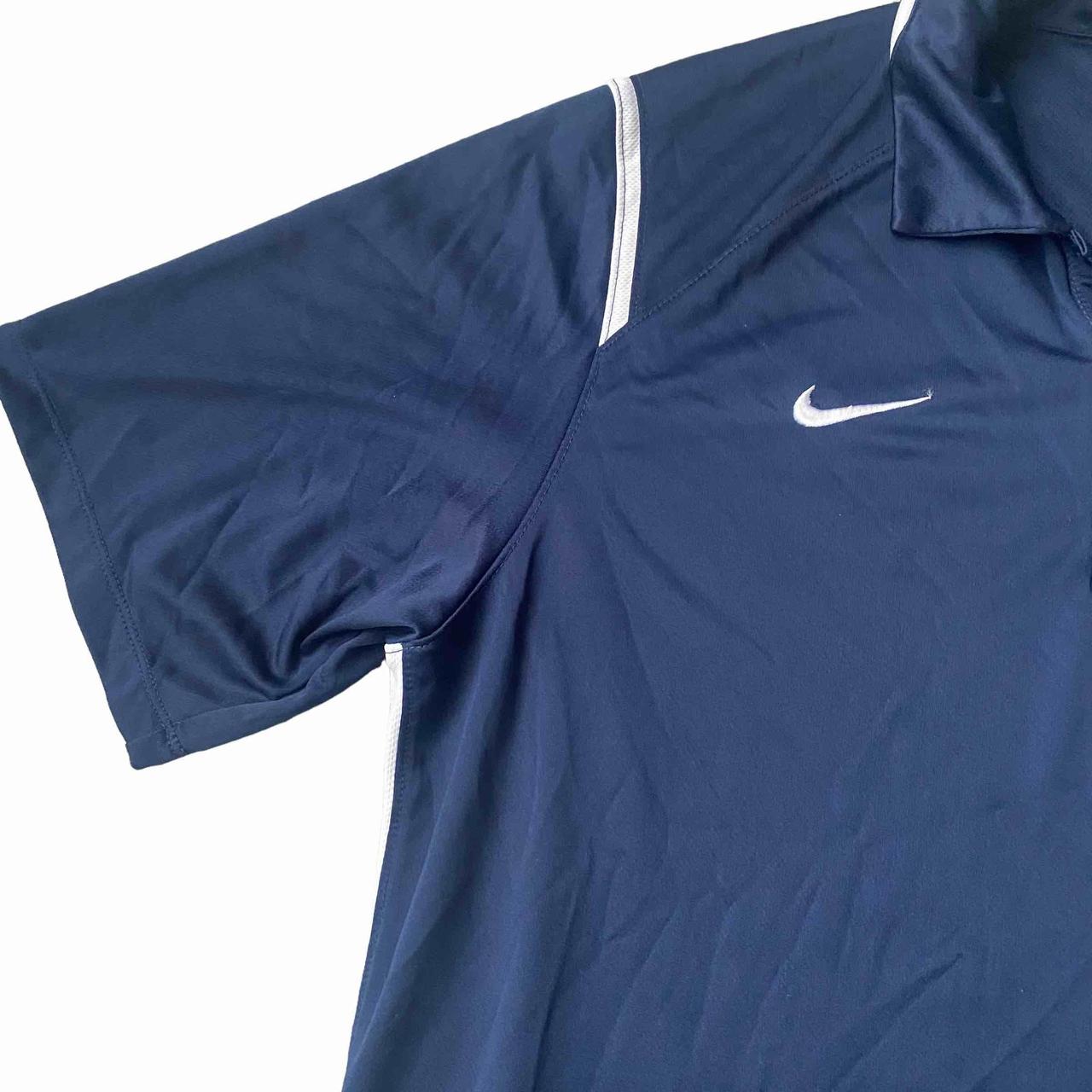 Nike Men's Blue and White Polo-shirts | Depop