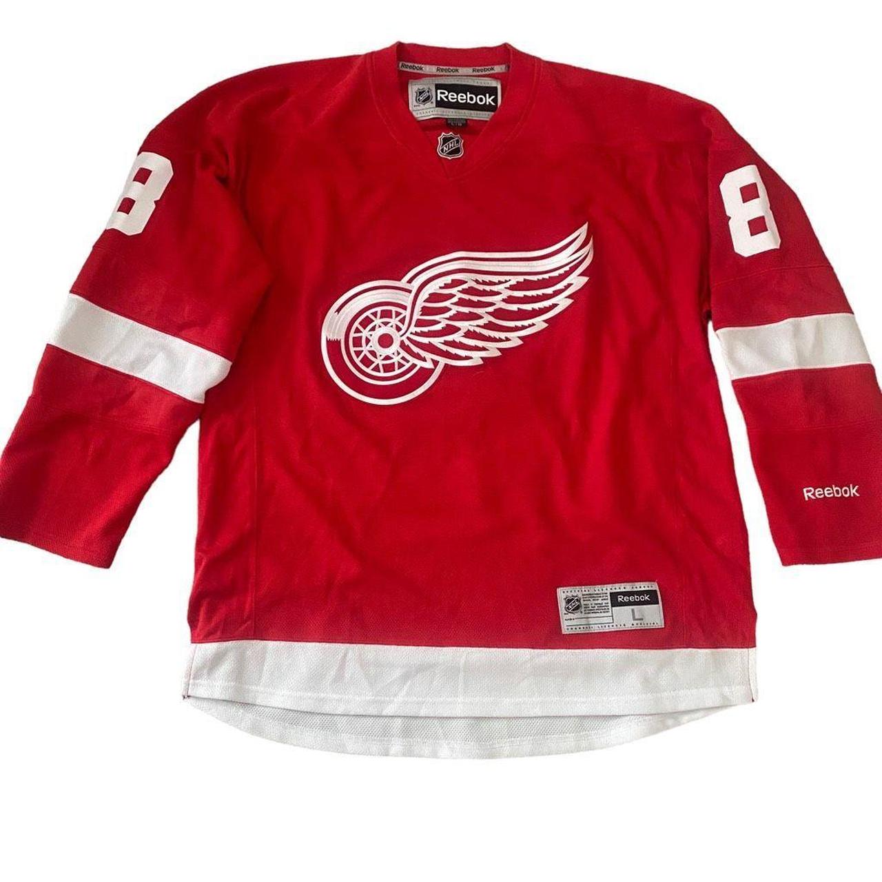 Detroit Red Wings Reebok Women's Jersey Pullover Hoodie - Red