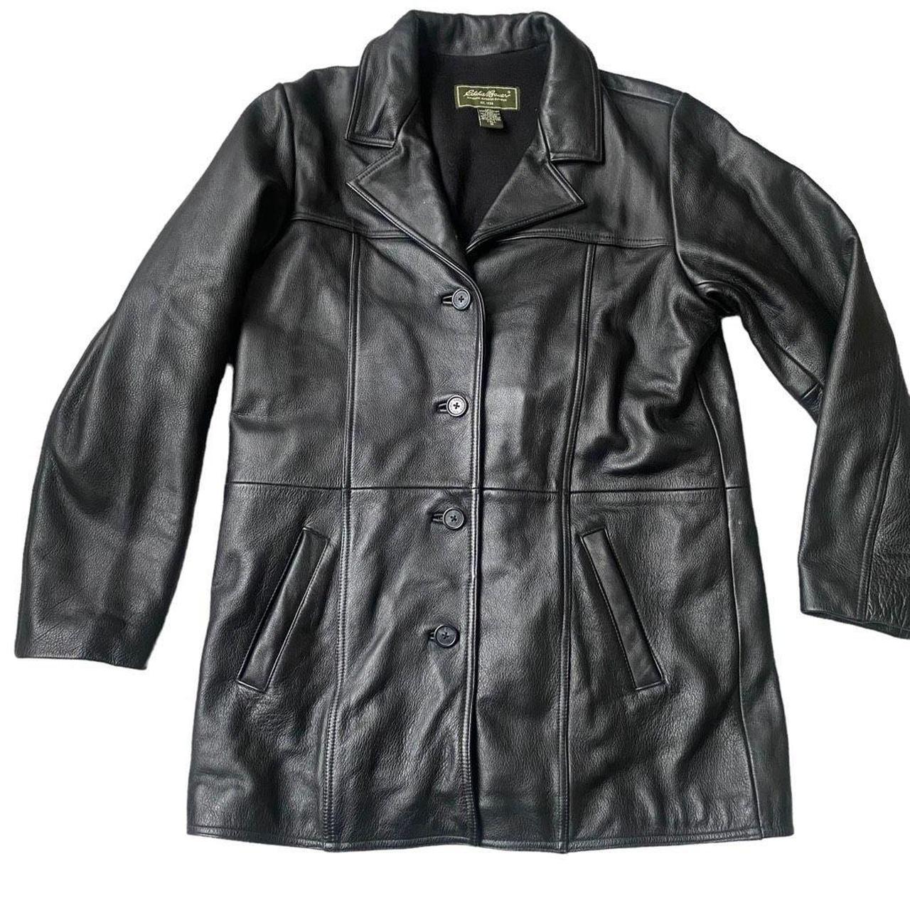 Eddie bauer clearance genuine leather jacket