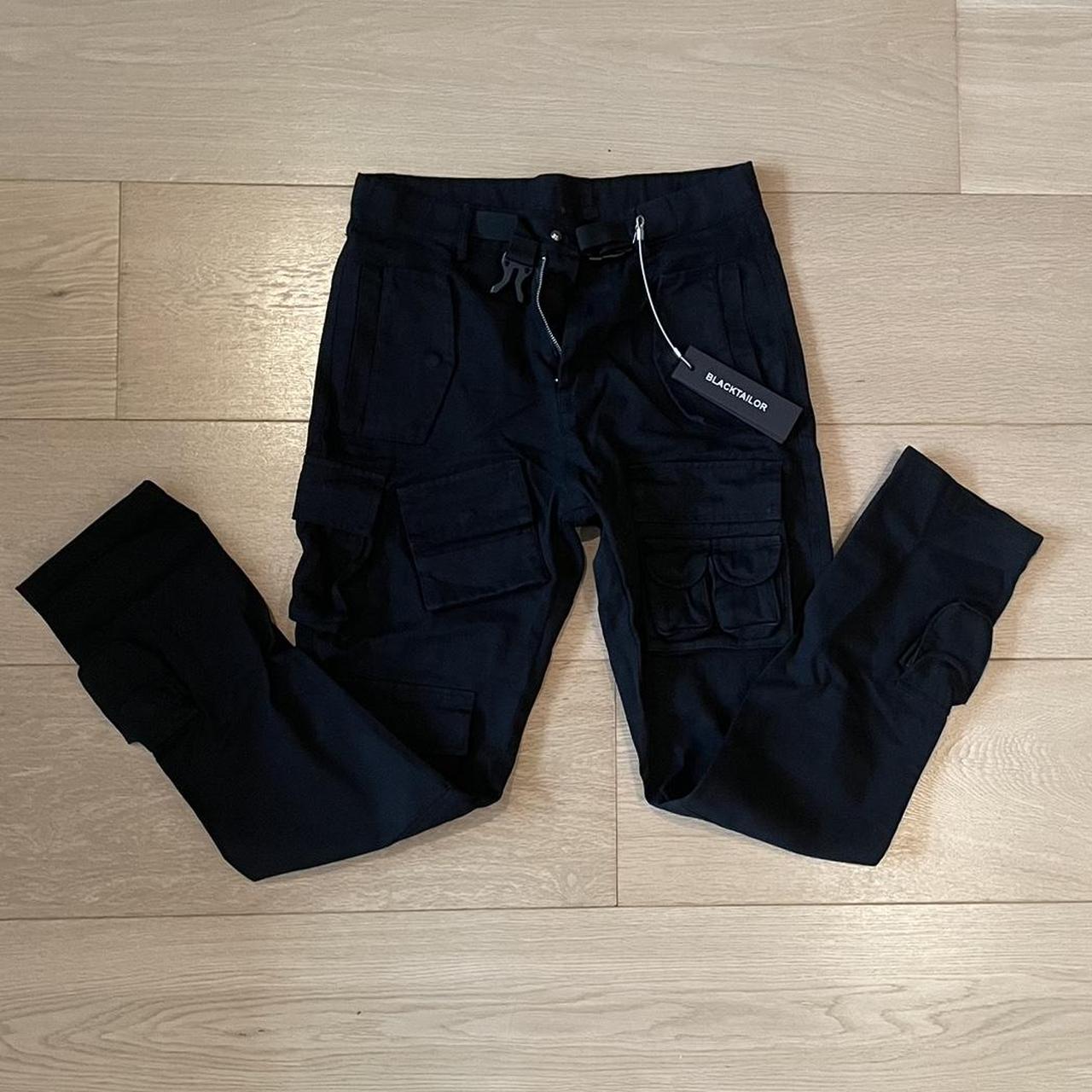 Black tailor X1 cargo pants Size 24 Brand new with... Depop