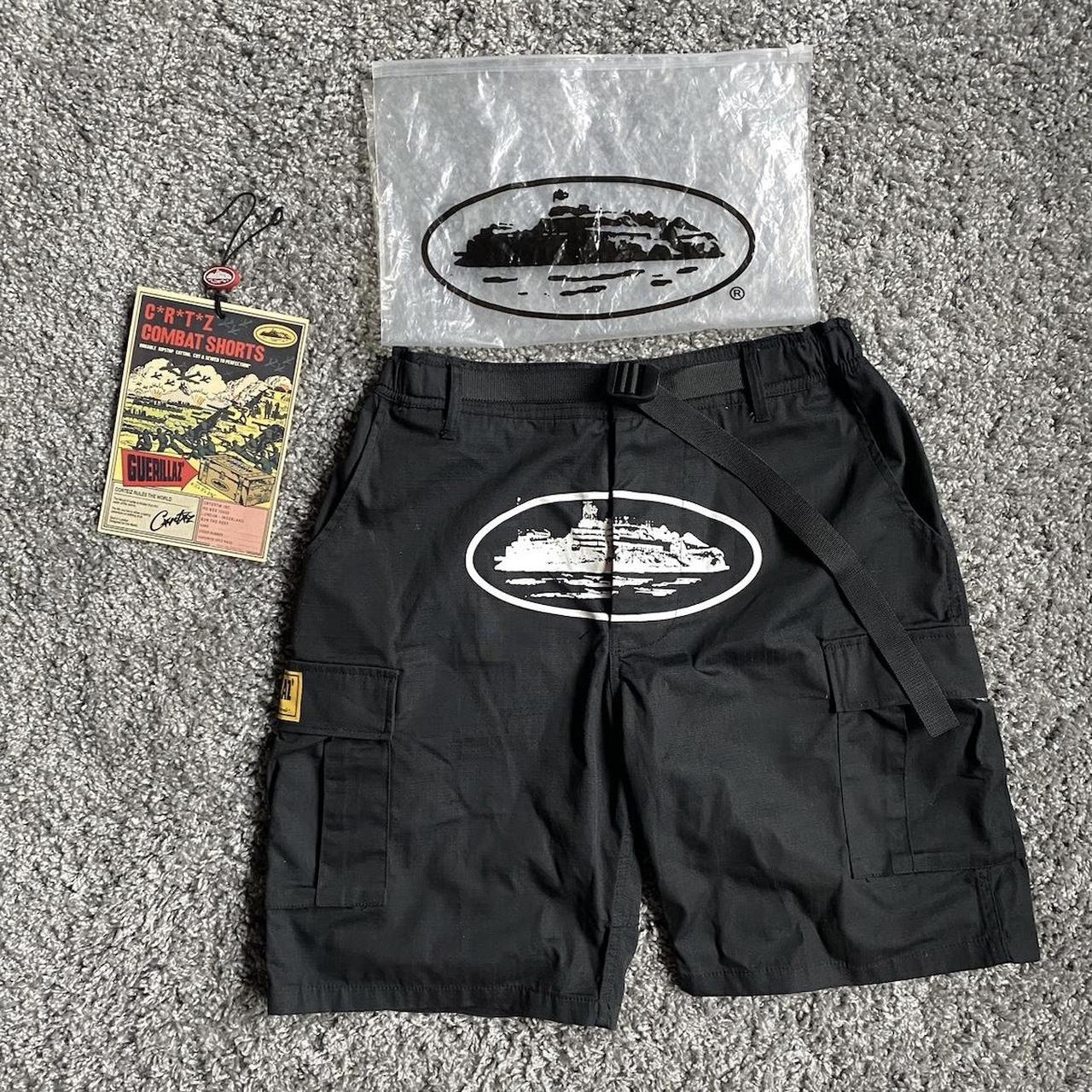 🦍CORTEIZ GUERILLAZ 2022 DRILL COMBAT CARGO SHORTS 🦍... - Depop