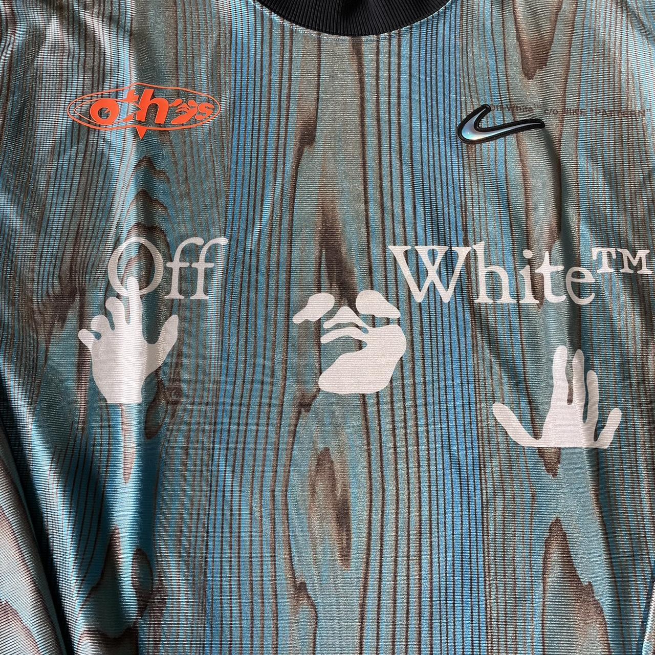 Nike x Off-White NRG Goalie Jersey Imperial Blue... - Depop