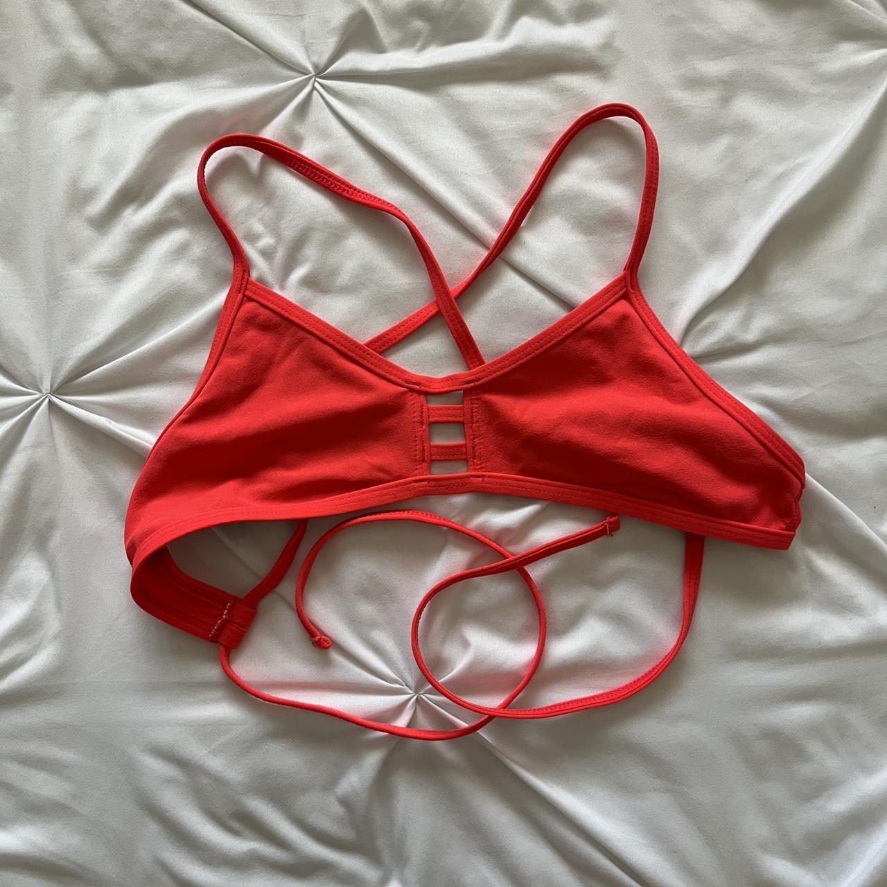 pink jolyn bikini top💗 - matching bottoms available... - Depop