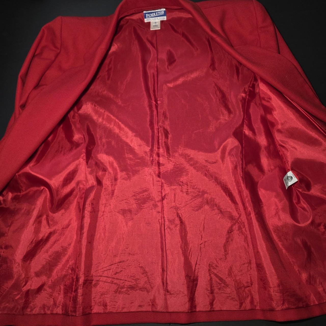 Pendleton Women's Jacket - Red - 12 – Pendleton r… - image 3