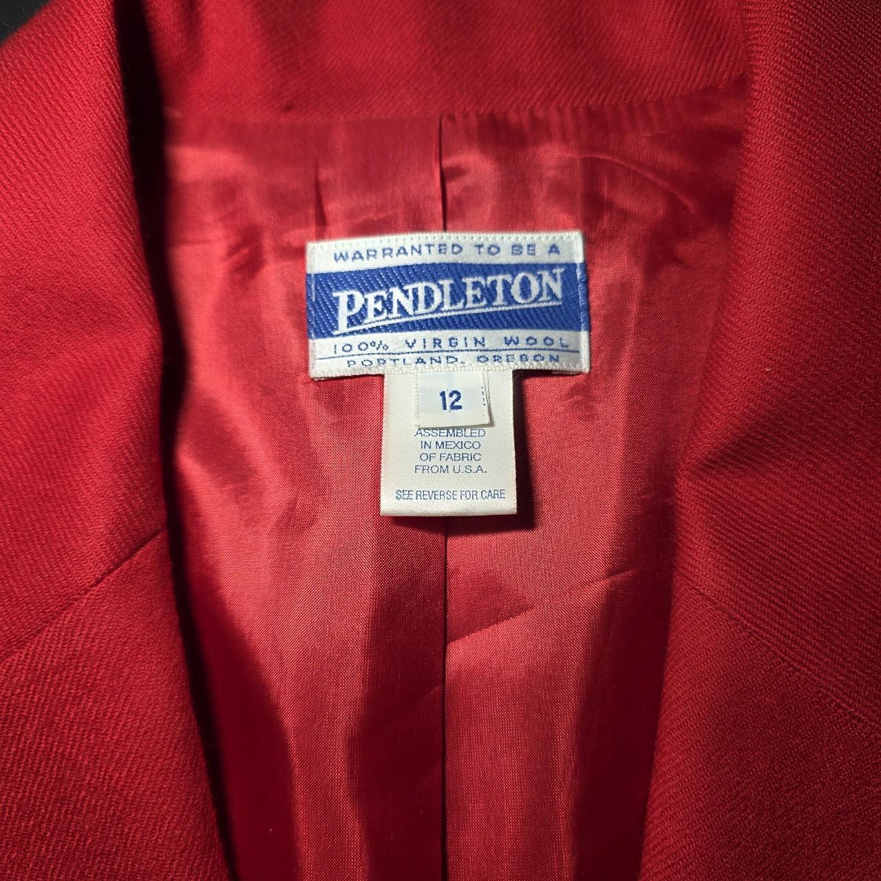 Pendleton Women's Jacket - Red - 12 – Pendleton r… - image 4
