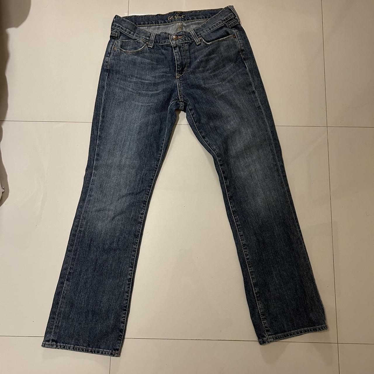 Low Waisted Flared Jeans From Old Navy Size S - Depop