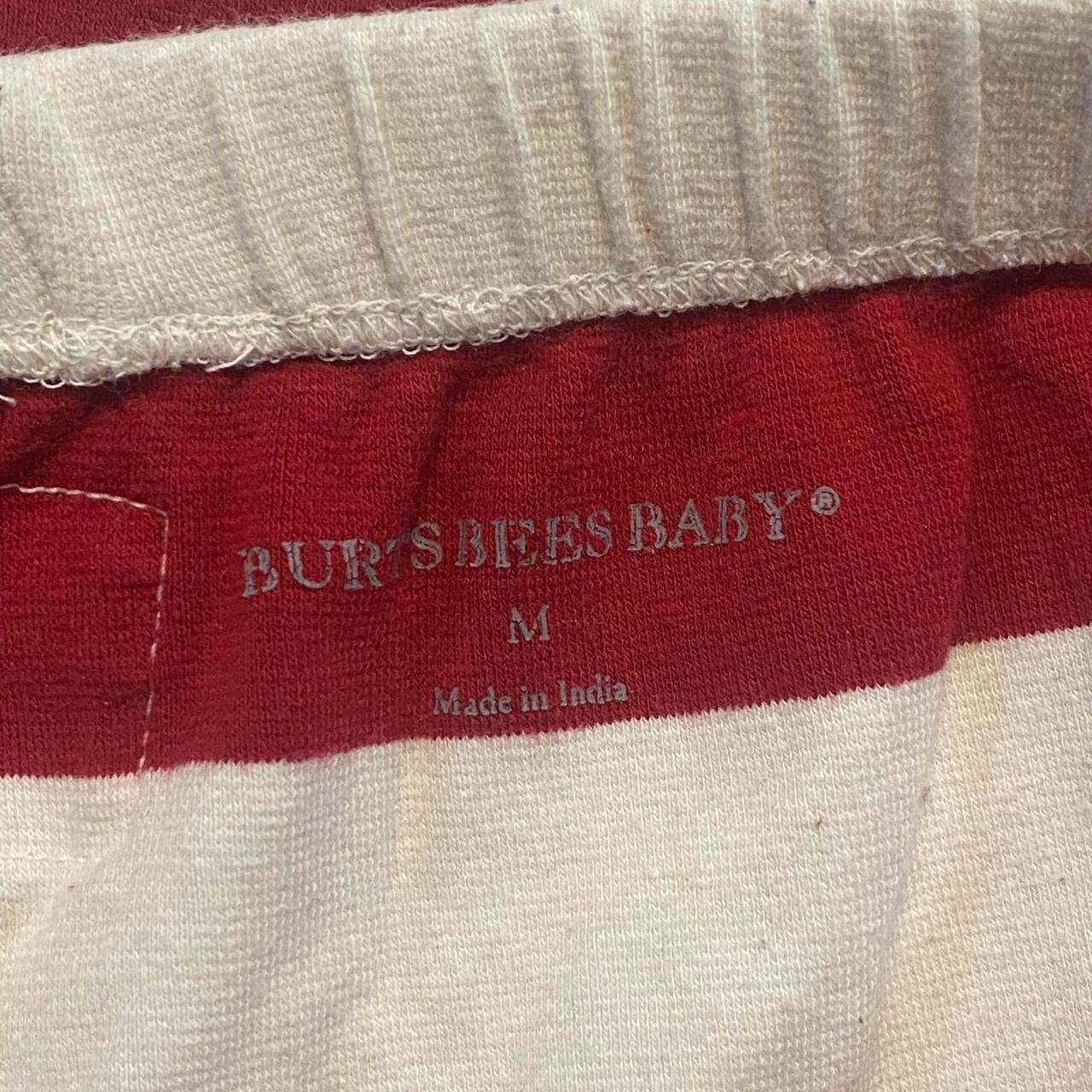 BURT'S BEES BABY Red White Striped Pajama Lounge... Depop