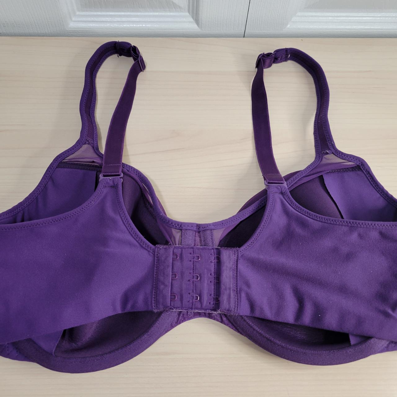 Bali, Intimates & Sleepwear, Bali Kohls One Smooth U Ultra Light  Convertible Fullcoverage Purple Bra Sz 38c