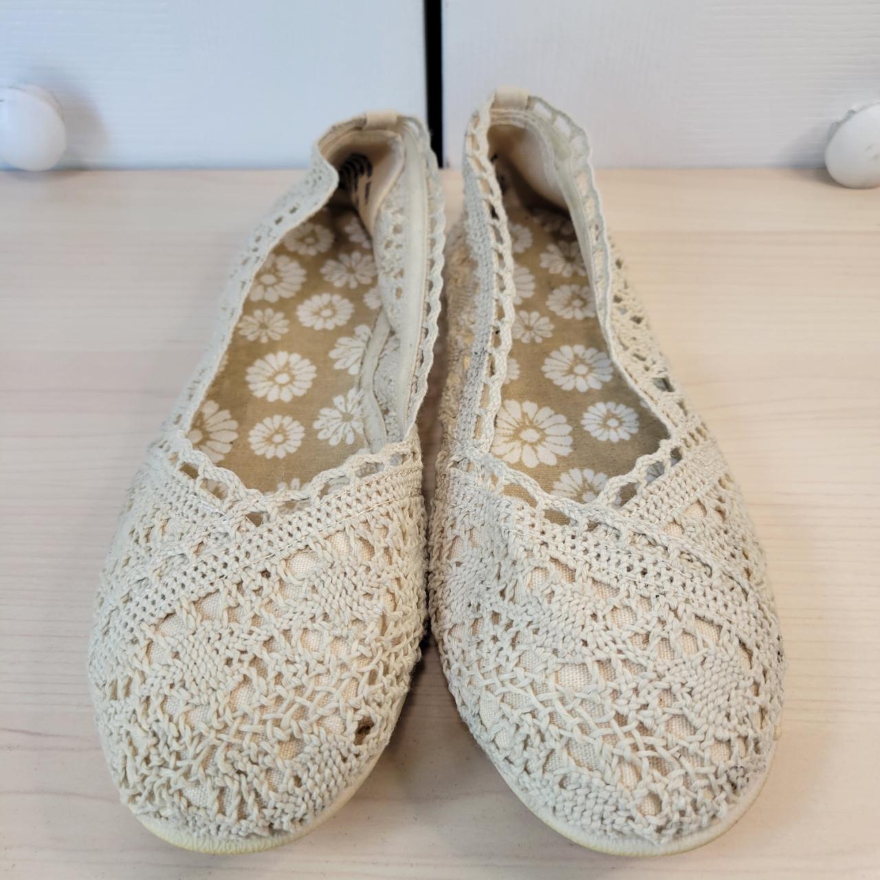 Faded glory crochet store flats