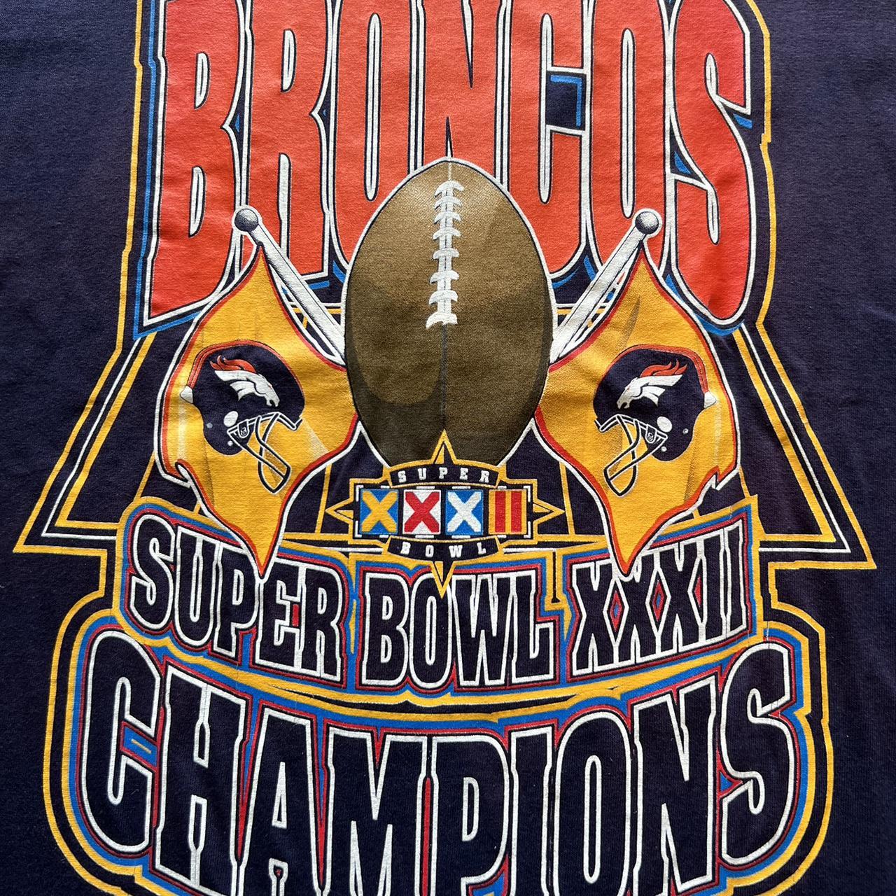 Vintage Starter Denver Broncos Super Bowl XXXII 32 Champions 