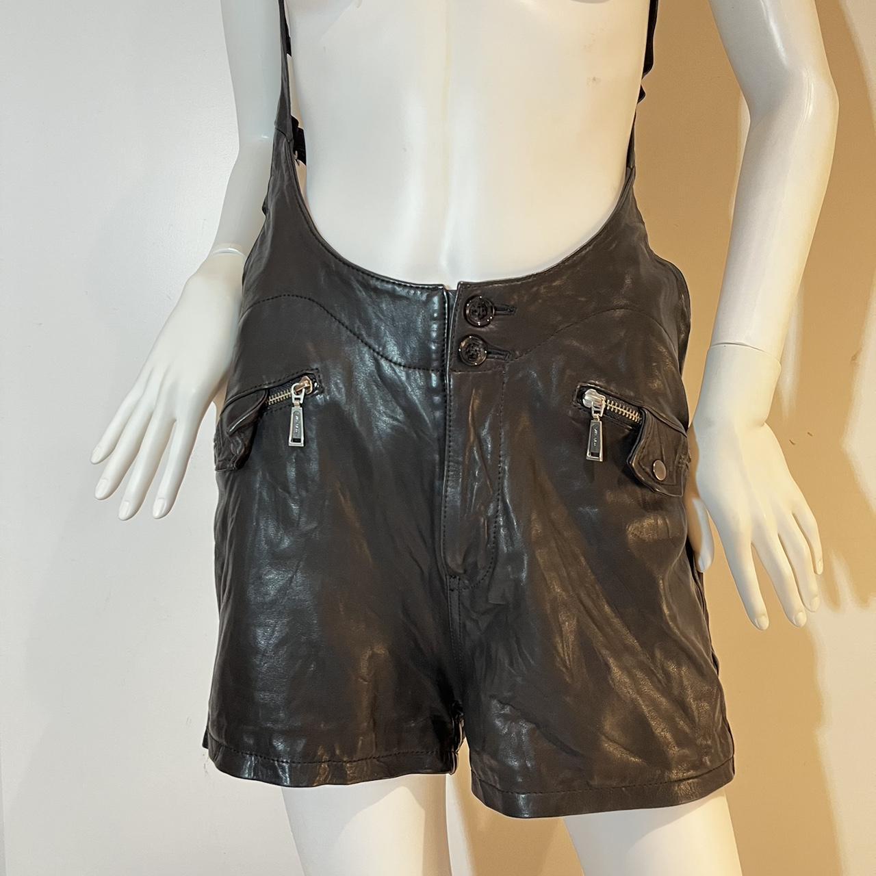 Alice Auaa bandage suspender leather shorts | Depop