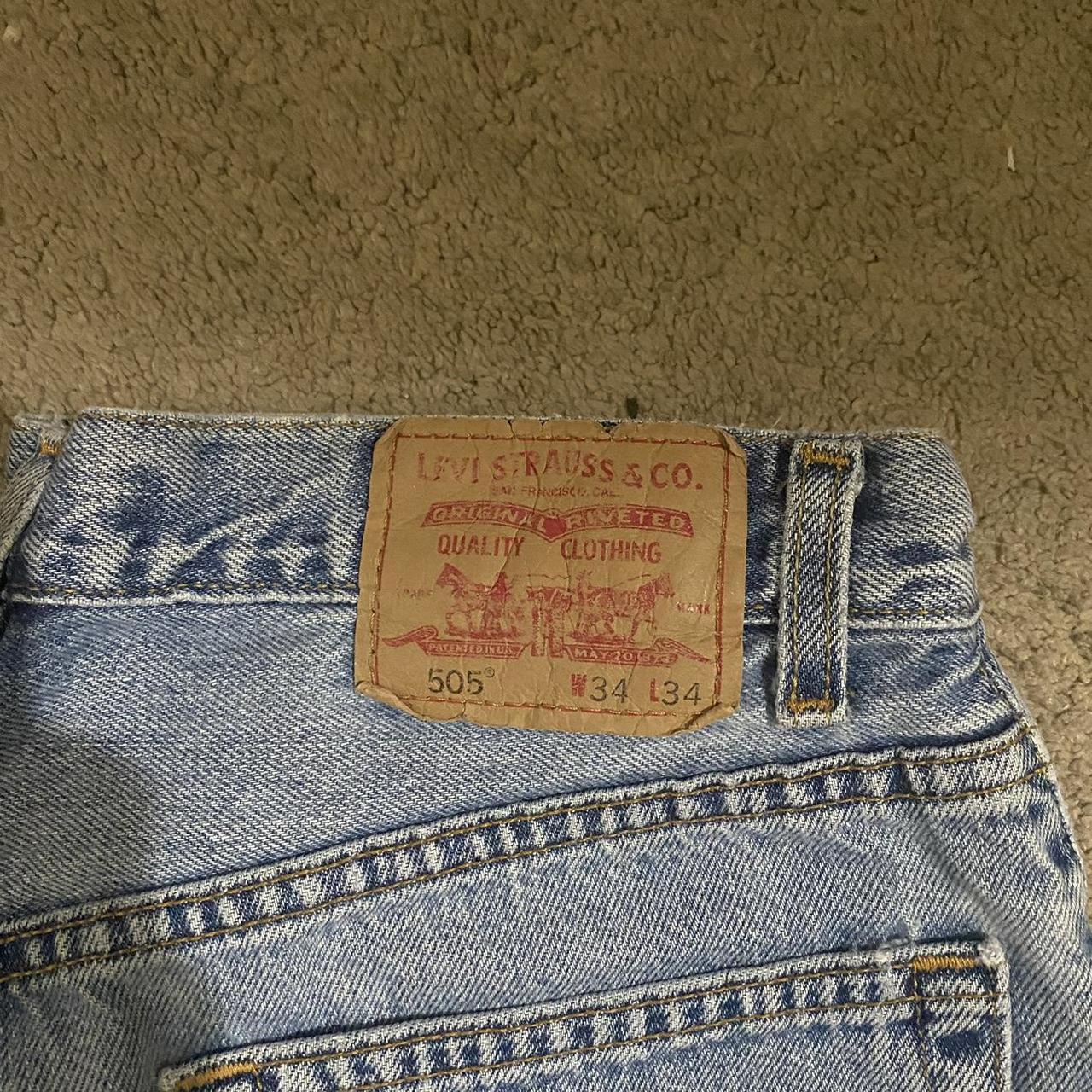 Vintage Levi’s Jeans Made in USA Regular Fit 34x34 Depop