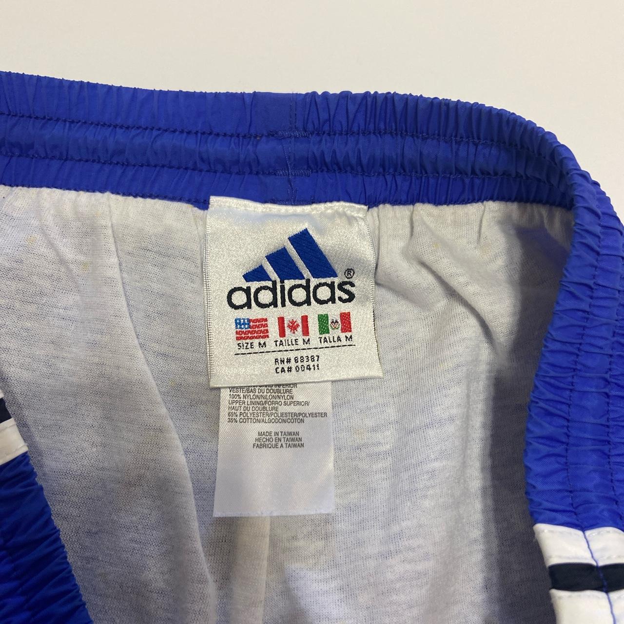 Vintage 90s adidas windbreaker track pants Size... - Depop