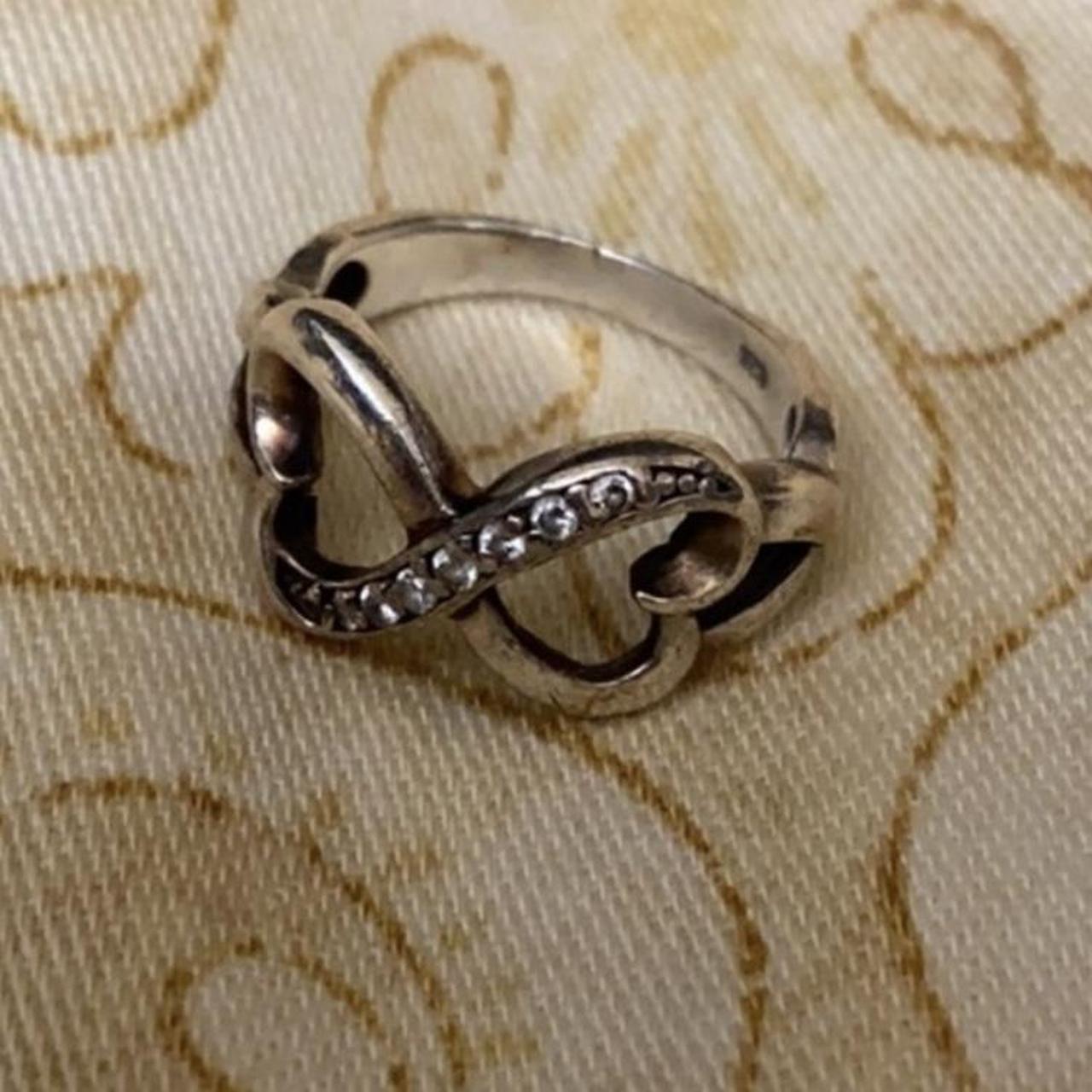 Pandora infinity sale heart ring