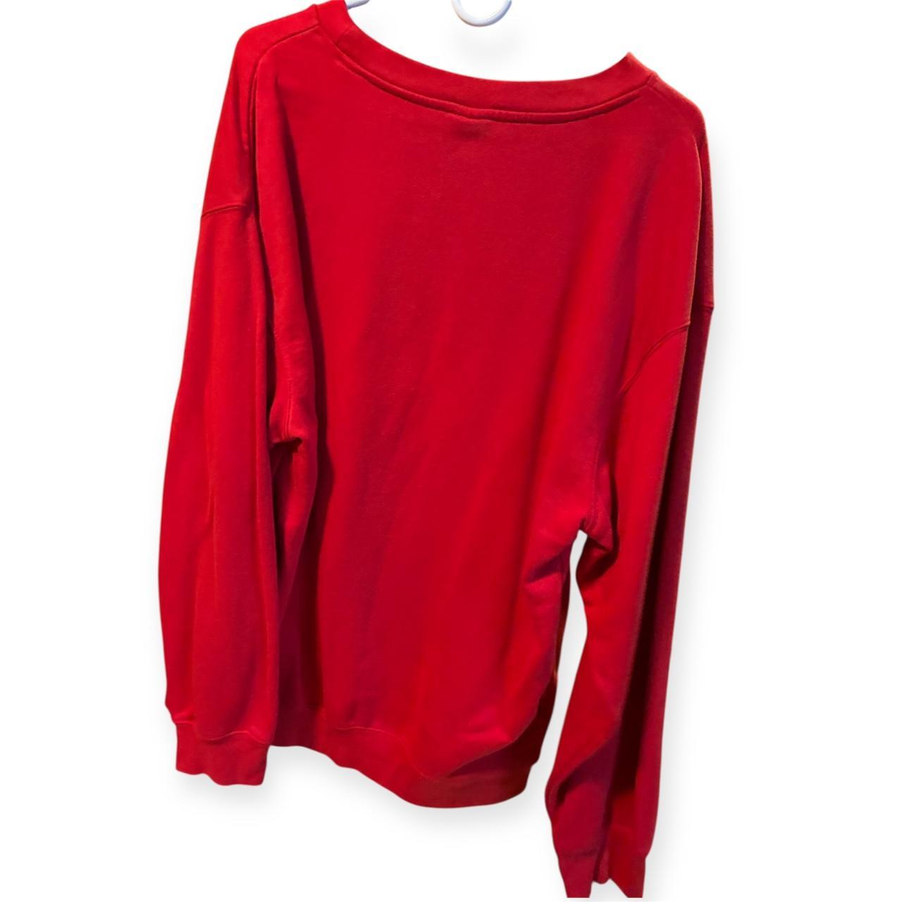 Men's Sweatshirt - Red - XL – Red Rutgers crewnec… - image 2