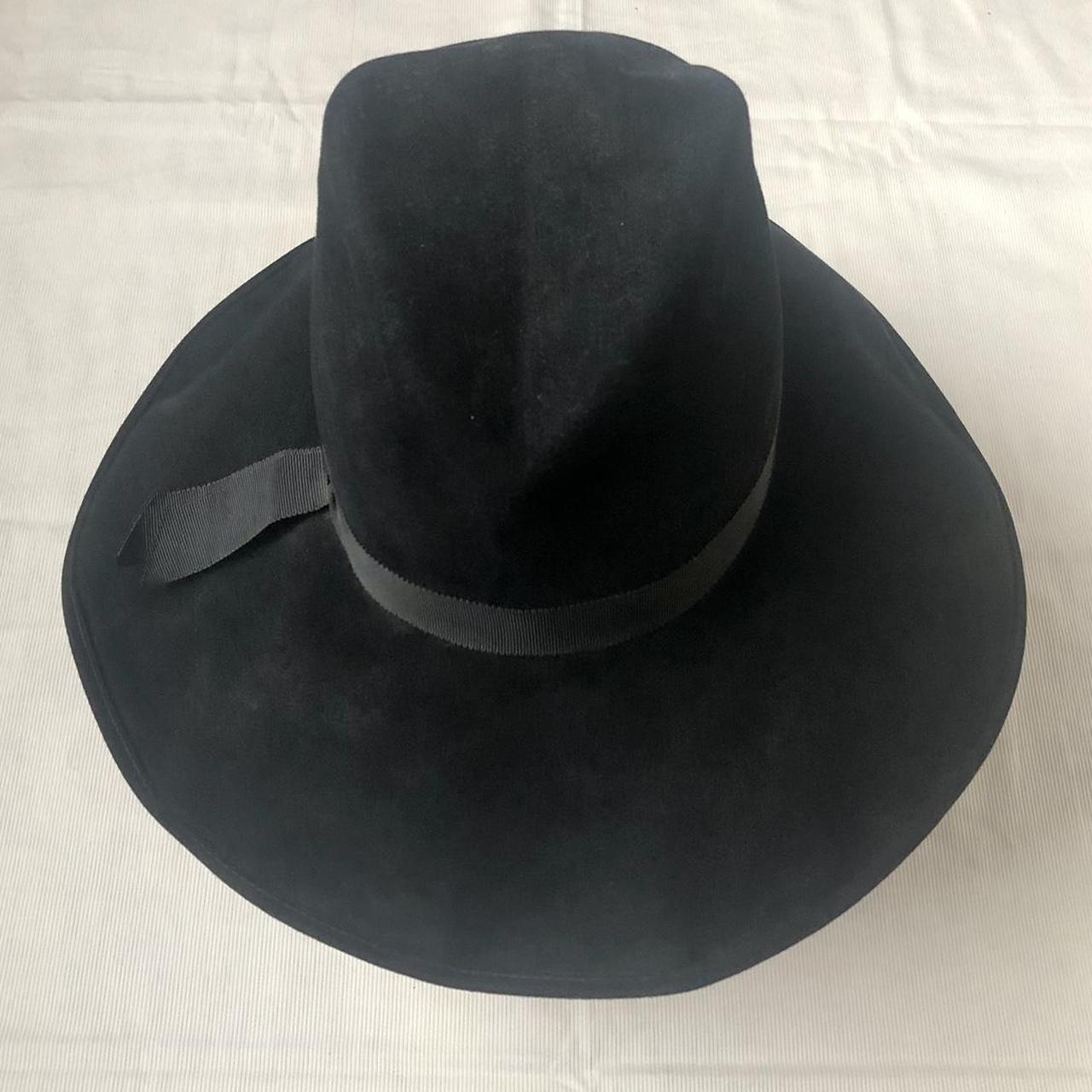 Vintage Lord top & Taylor Black Felt Fedora Hat