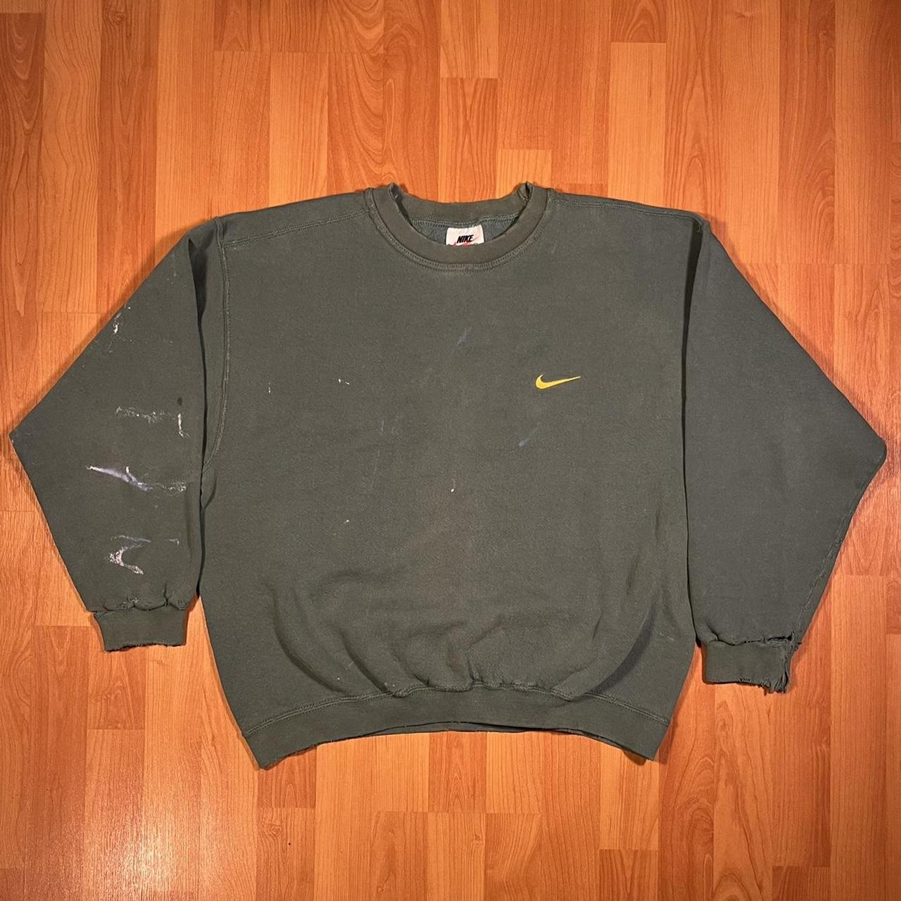 Vintage 90s Logo 7 Crewneck Sweatshirt New York - Depop