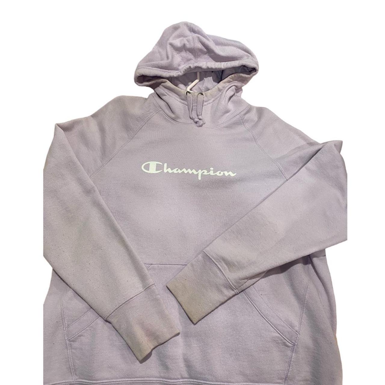 Lilac champion hoodie women's on sale