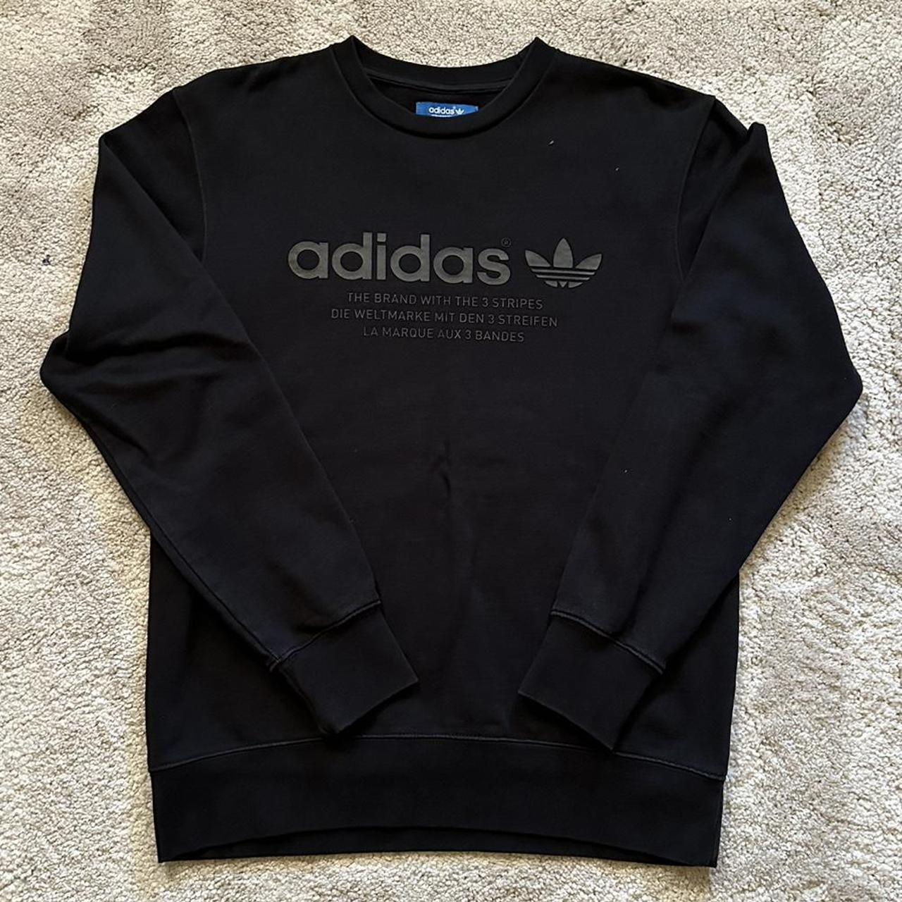 Adidas Originals Three Stripes Pullover Tagged Size. Depop