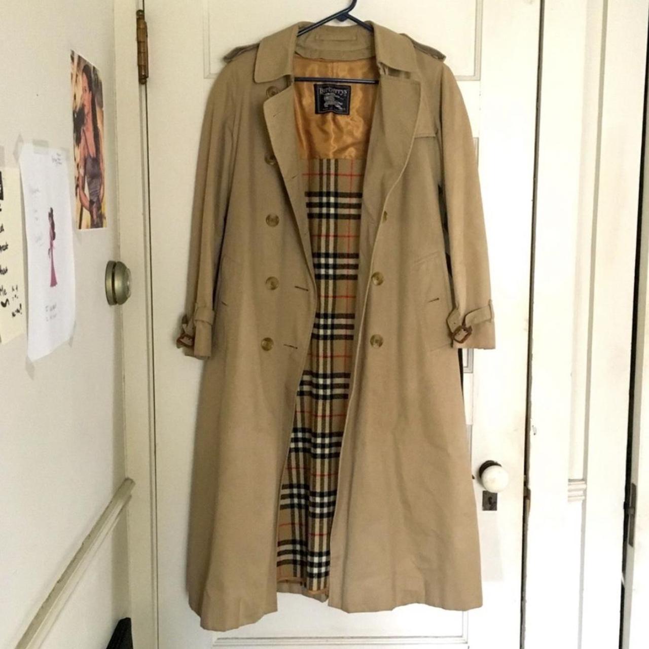 Vintage Burberry trench. Includes belt And zip out... - Depop