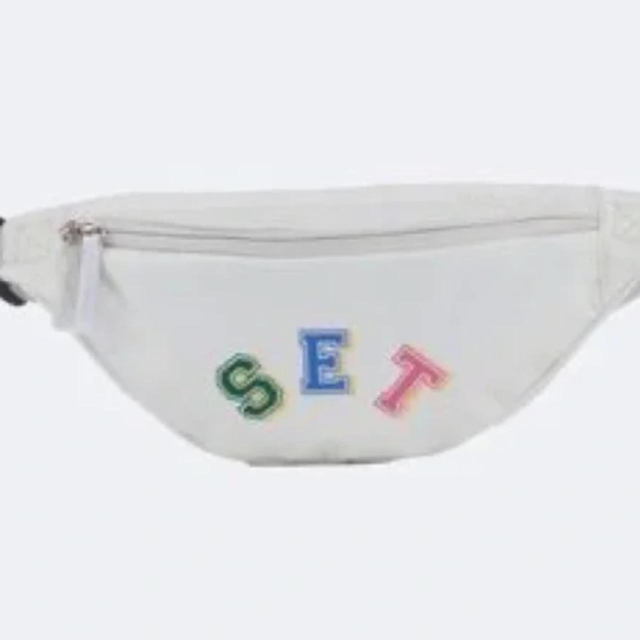 White guess outlet fanny pack