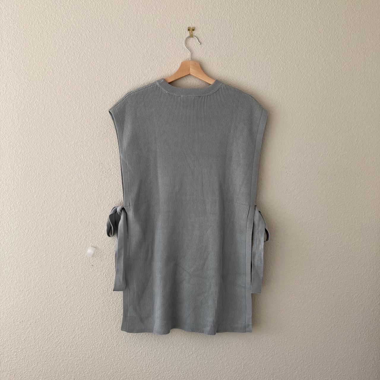 Zara Grey Sweater Vest 🧸 About the item Grey... - Depop