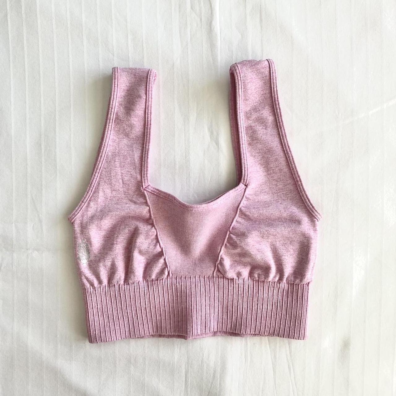 Free People Women's Pink Vest | Depop