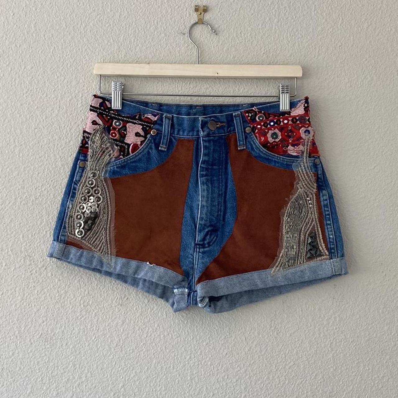 Free People Reworked Wrangler Shorts 🤍 About the - Depop