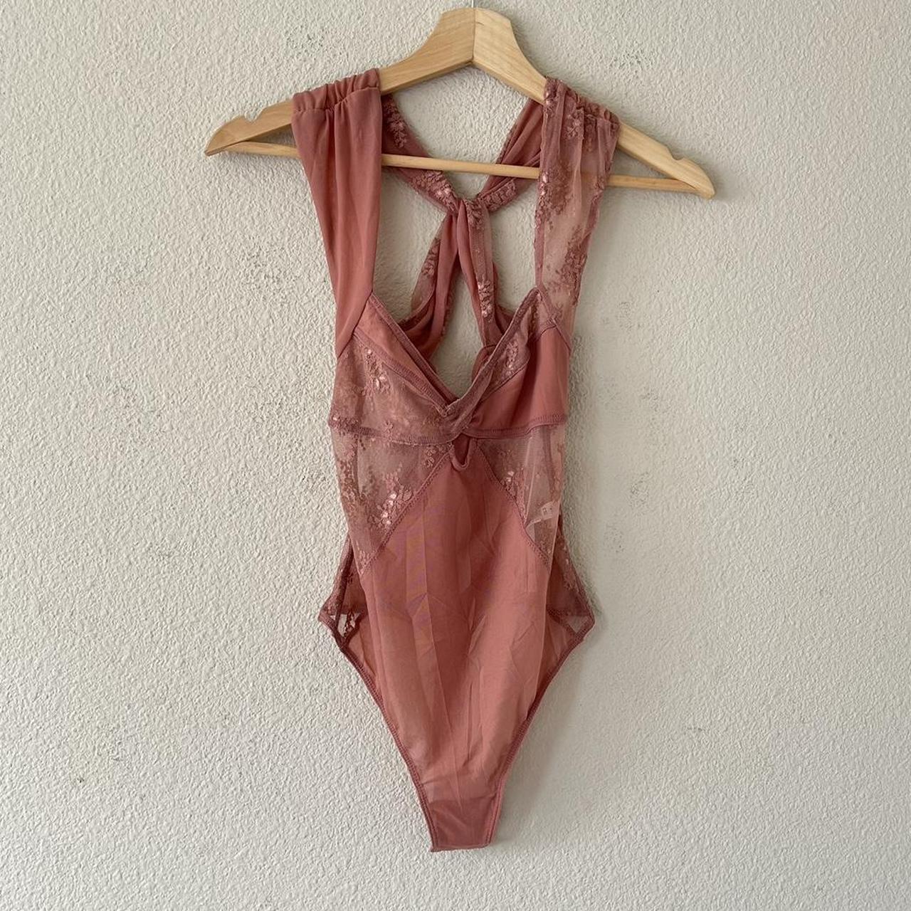 Intimately Free People Thong Body Suit Puffed - Depop