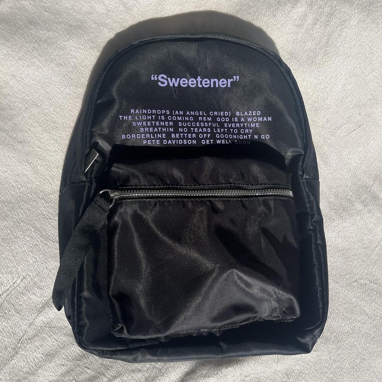 Ariana grande sweetener backpack best sale