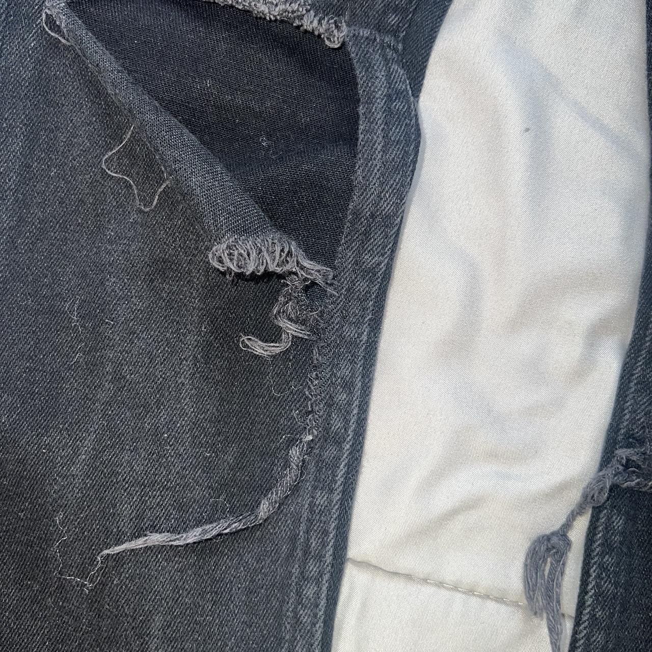 BLACK KSUBI JEANS WOMENS RIP A KNEE WORN ITS RIP A... Depop