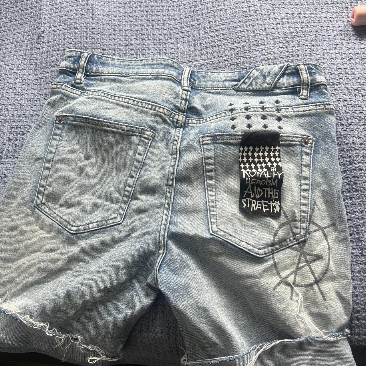 Ksubi shorts light blue wash - Depop