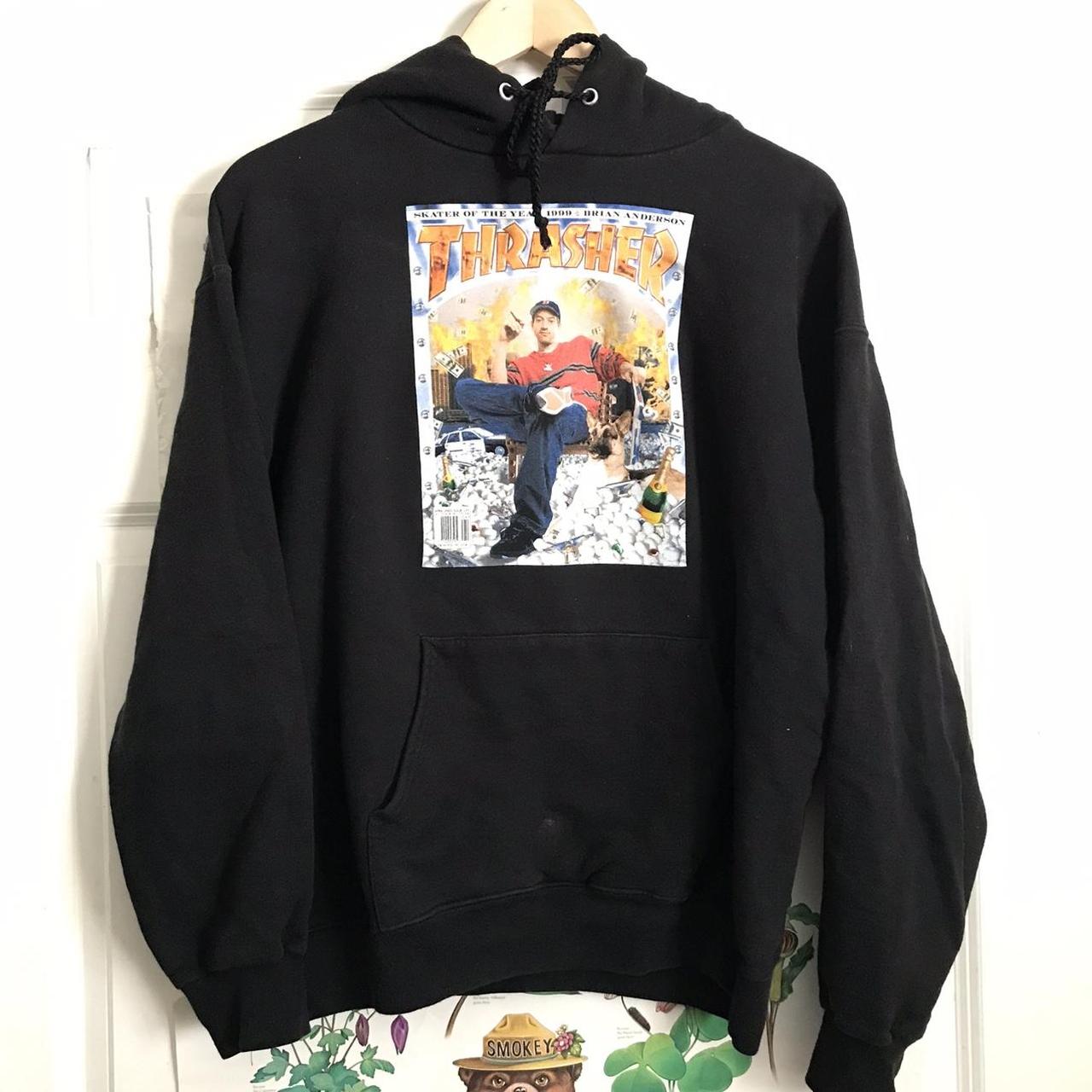 Zip Up Trendy Hoodies Supreme X Thrasher Boyfriend Hoodie Supreme