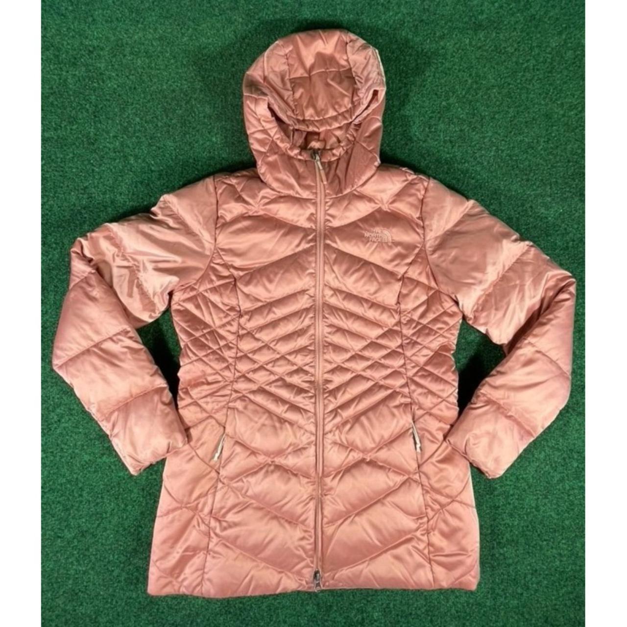 The North Face 550 Fill Down Parka Coat Hooded Pink... Depop