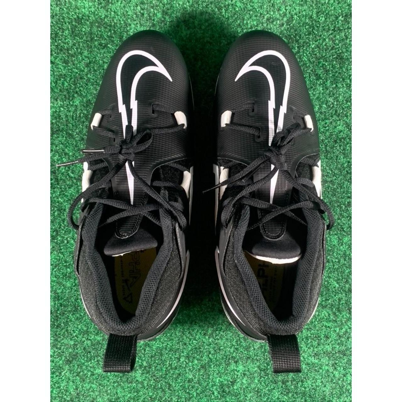 Nike Alpha Menace Elite Football Cleats red black - Depop