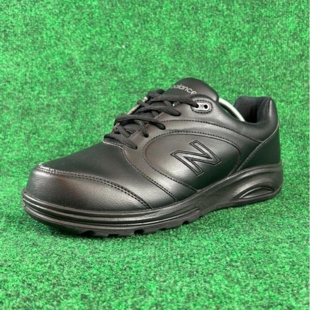 New Balance 674 Black Leather Athletic Shoes USA... - Depop