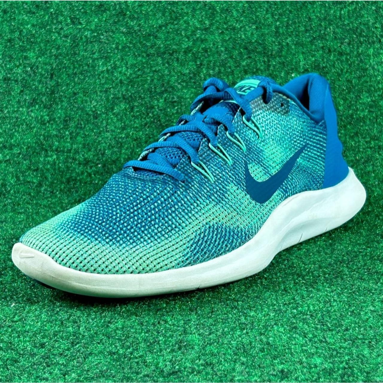 Nike Flex RN 2018 Blue Running Athletic - Depop