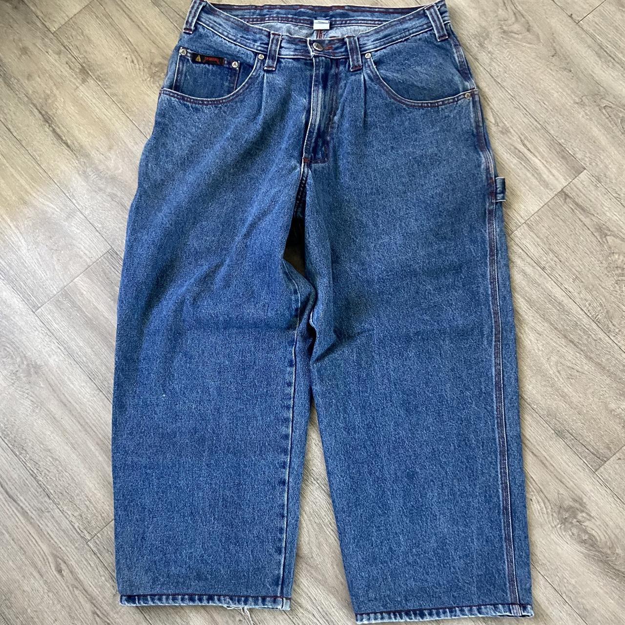 Vintage Sarabias 90s baggy carpenter jeans Size... - Depop